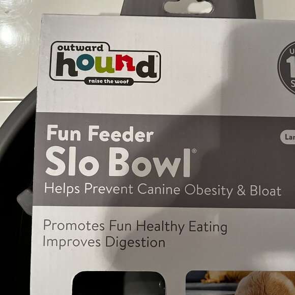 Fun Feeder Slo Bowl - Prevents Canine Obesity & Bloat (large/new) (dog bowl) - Picture 10 of 12